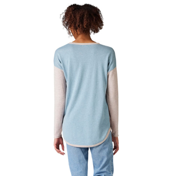 Smartwool Shadow Pine Colorblock Sweater Wool Blend Knit Crew Neck Pullover - Picture 3 of 13